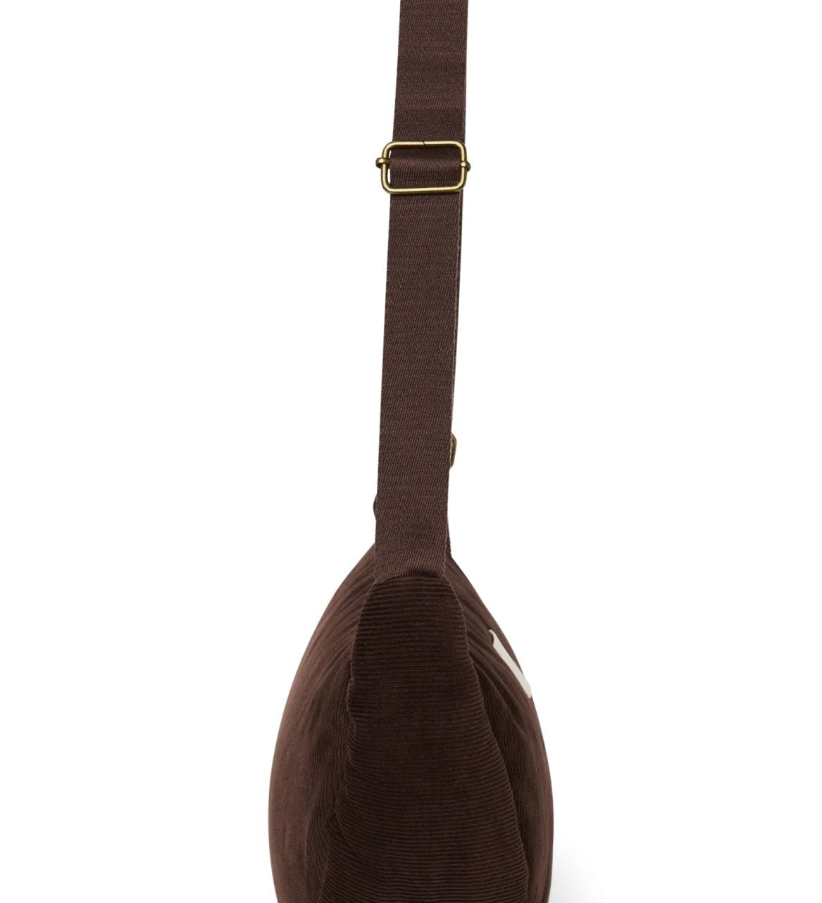 Crossbody ledvinka STUDIO NOOS Dark Brown Rib Puffy | Lavly.cz