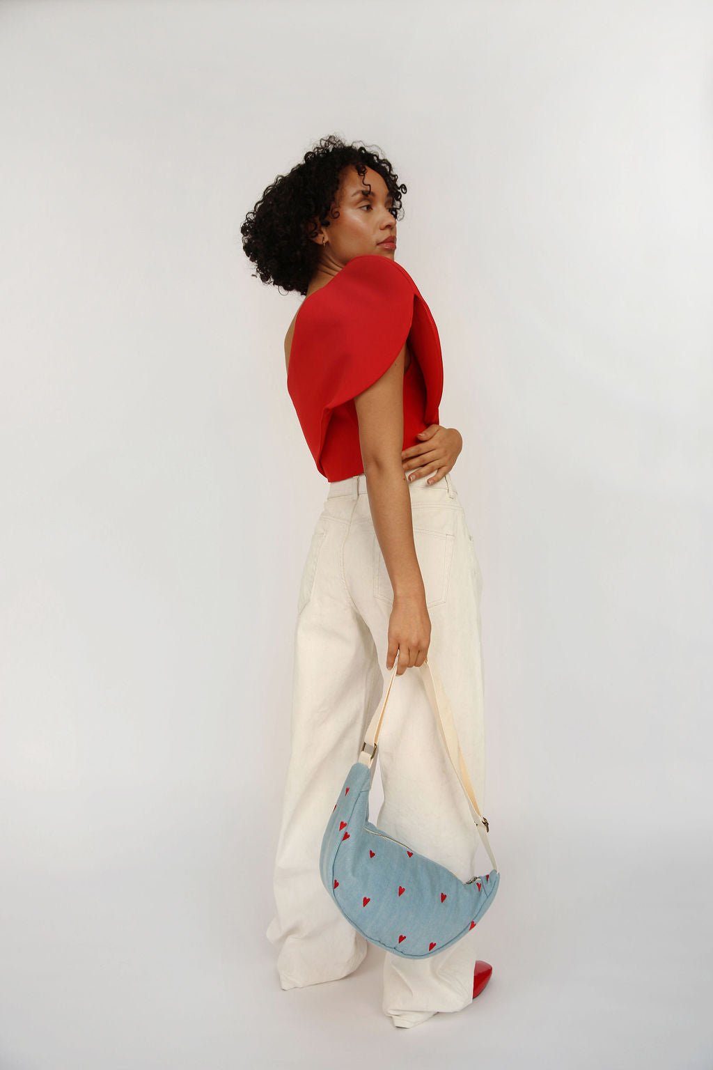 Crossbody ledvinka STUDIO NOOS Denim Hearts | Stylové doplňky pro děti a ženy | Lavly.cz