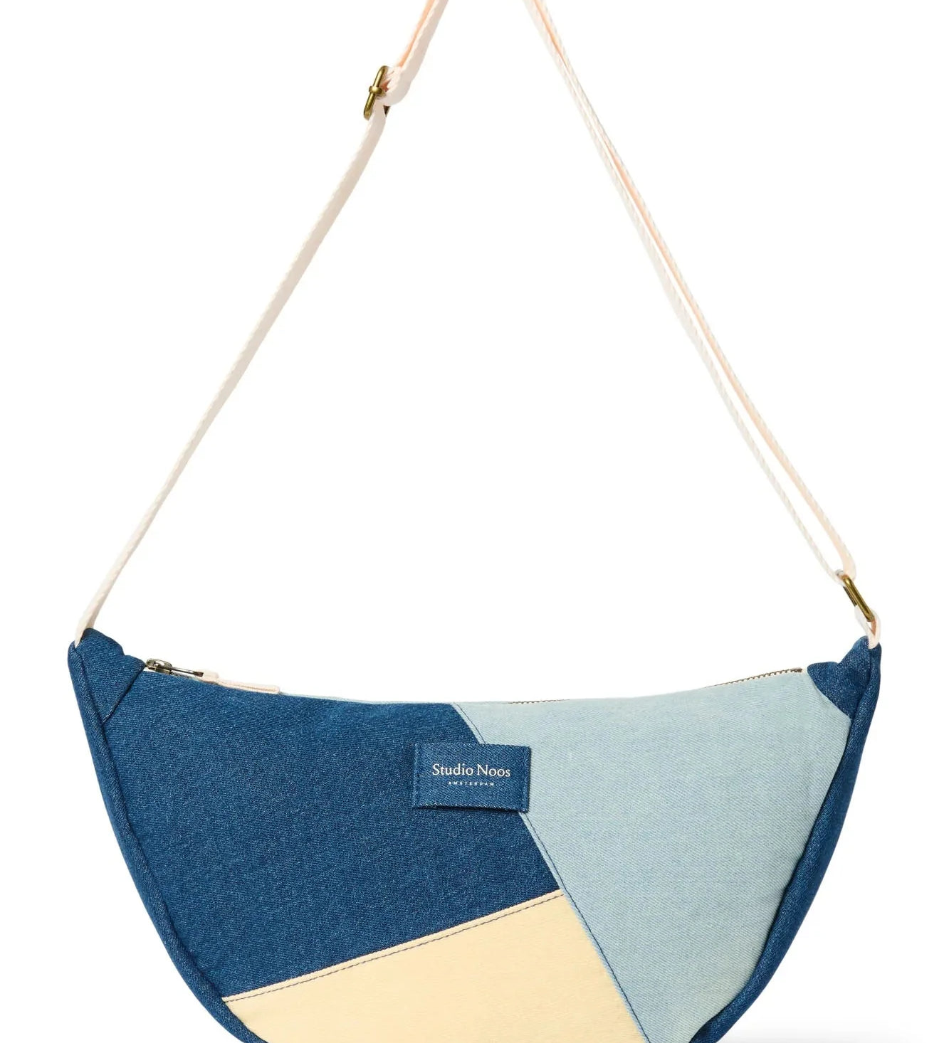 Crossbody ledvinka STUDIO NOOS Denim Patchwork | Lavly.cz