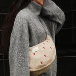 Crossbody ledvinka STUDIO NOOS Ecru Teddy Hearts | Stylové doplňky pro děti a ženy | Lavly.cz