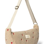 Crossbody ledvinka STUDIO NOOS Ecru Teddy Hearts | Stylové doplňky pro děti a ženy | Lavly.cz