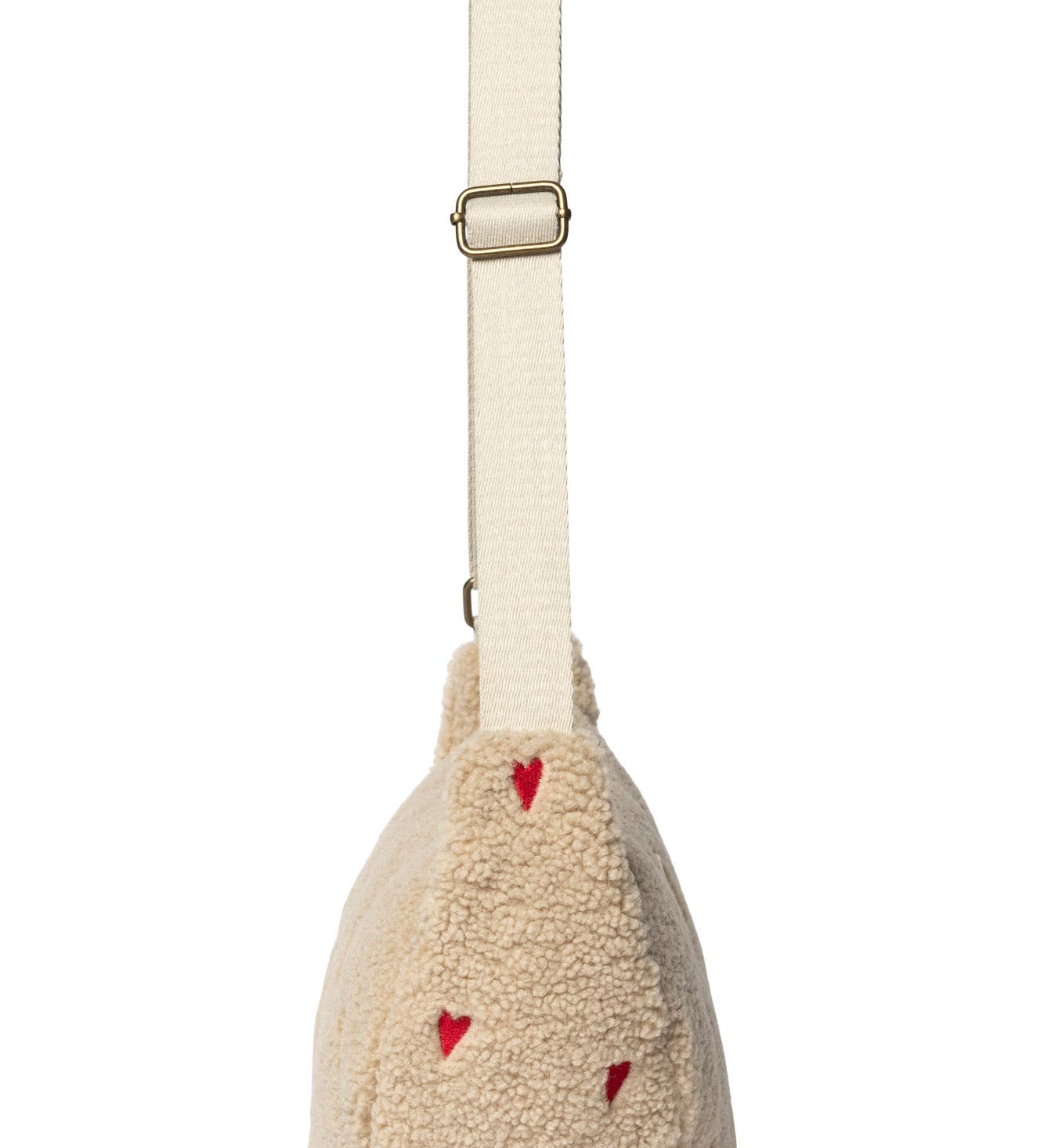 Crossbody ledvinka STUDIO NOOS Ecru Teddy Hearts | Stylové doplňky pro děti a ženy | Lavly.cz