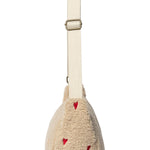 Crossbody ledvinka STUDIO NOOS Ecru Teddy Hearts | Stylové doplňky pro děti a ženy | Lavly.cz