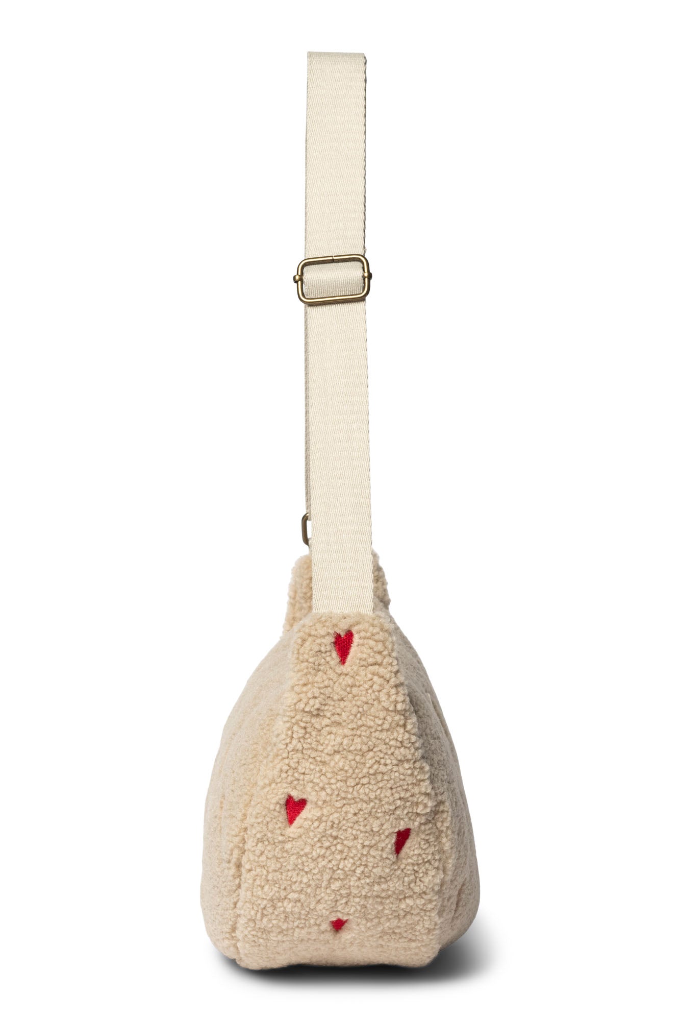 Crossbody ledvinka STUDIO NOOS Ecru Teddy Hearts | Stylové doplňky pro děti a ženy | Lavly.cz