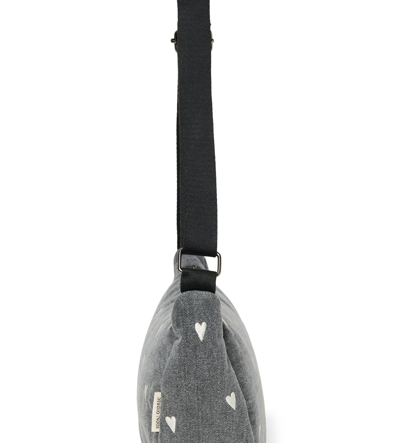 Crossbody ledvinka STUDIO NOOS Grey Denim Hearts | Stylové doplňky pro děti a ženy | Lavly.cz