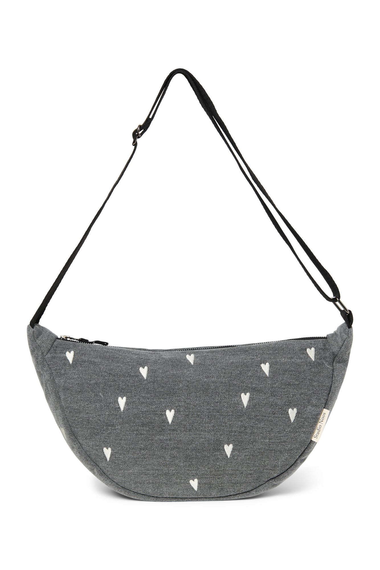 Crossbody ledvinka STUDIO NOOS Grey Denim Hearts | Stylové doplňky pro děti a ženy | Lavly.cz