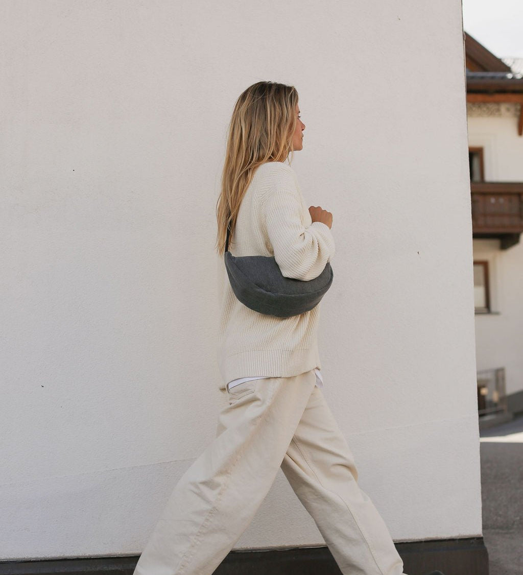 Crossbody ledvinka STUDIO NOOS Grey Denim | Stylové doplňky pro děti a ženy | Lavly.cz