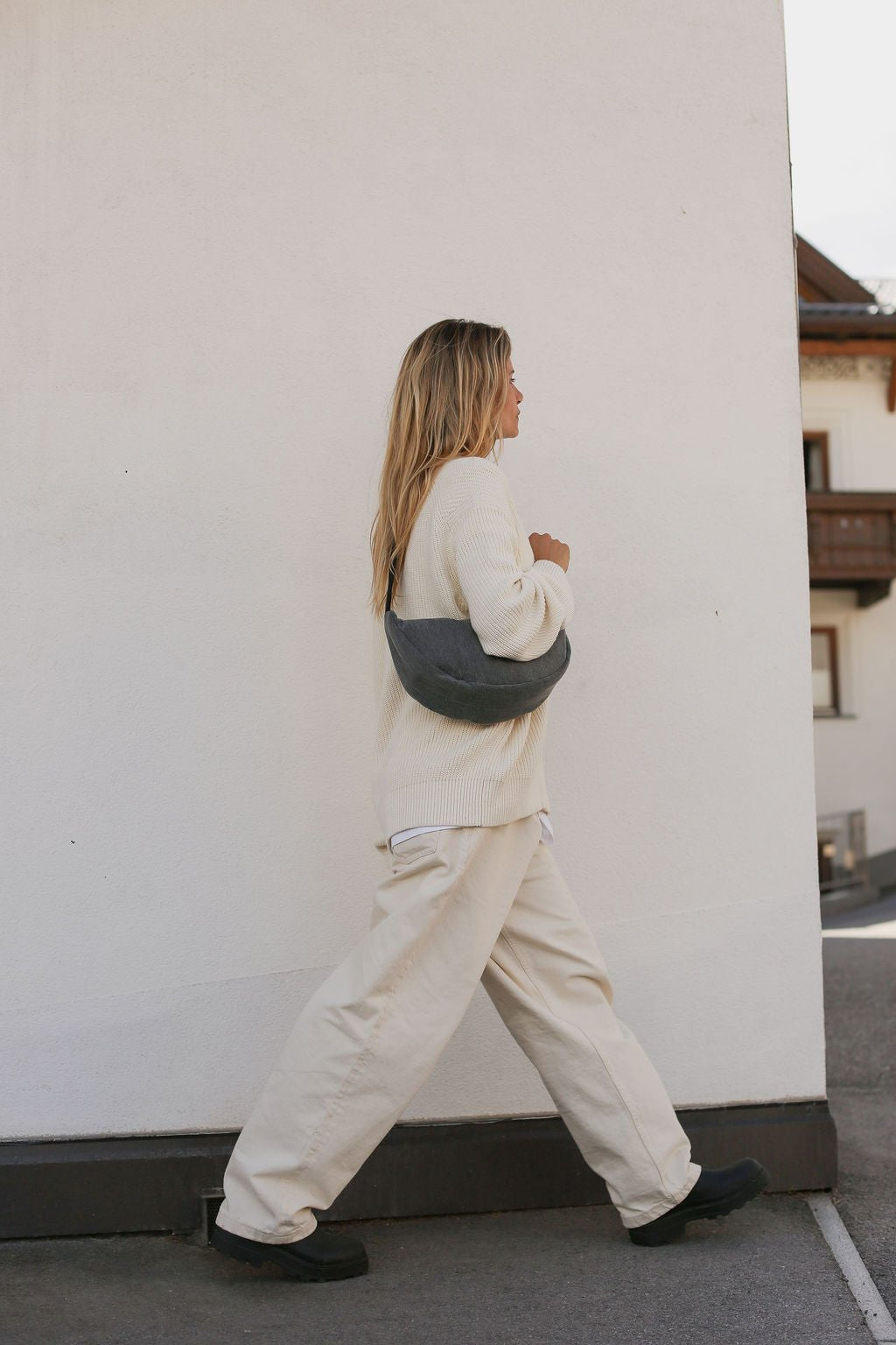 Crossbody ledvinka STUDIO NOOS Grey Denim | Stylové doplňky pro děti a ženy | Lavly.cz