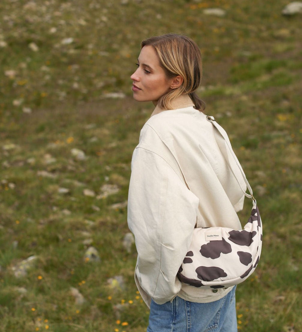 Crossbody ledvinka STUDIO NOOS Holy Cow Puffy Brown - Cow | Stylové doplňky pro děti a ženy | Lavly.cz