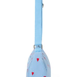 Crossbody ledvinka STUDIO NOOS Light Blue Hearts Puffy | Lavly.cz