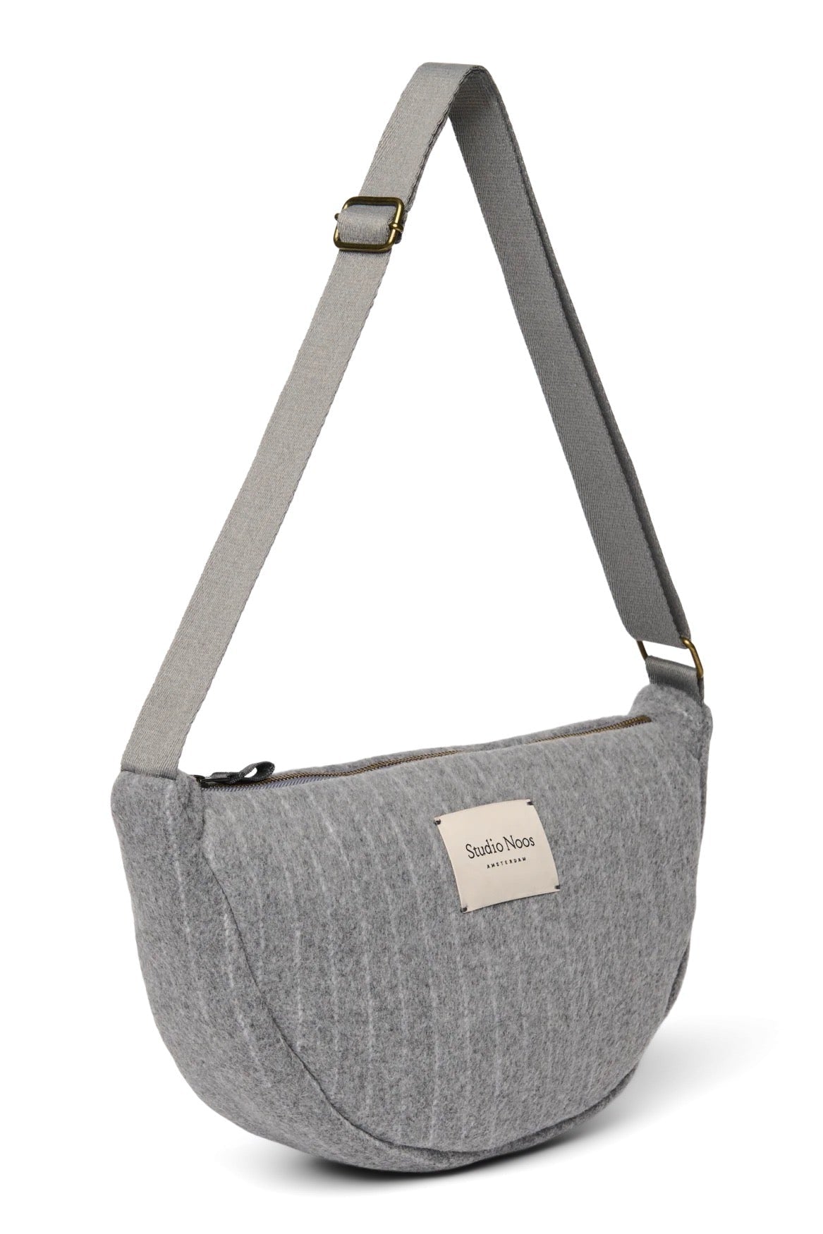 Crossbody ledvinka STUDIO NOOS Light Grey Flannel Chalkstripe | Lavly.cz