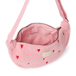 Crossbody ledvinka STUDIO NOOS Light Pink Teddy Hearts | Lavly.cz