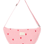 Crossbody ledvinka STUDIO NOOS Light Pink Teddy Hearts | Lavly.cz