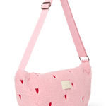 Crossbody ledvinka STUDIO NOOS Light Pink Teddy Hearts | Lavly.cz
