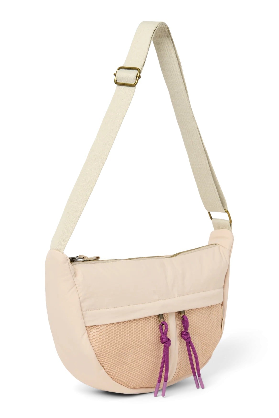 Crossbody ledvinka STUDIO NOOS Oatmeal Patchwork | Lavly.cz