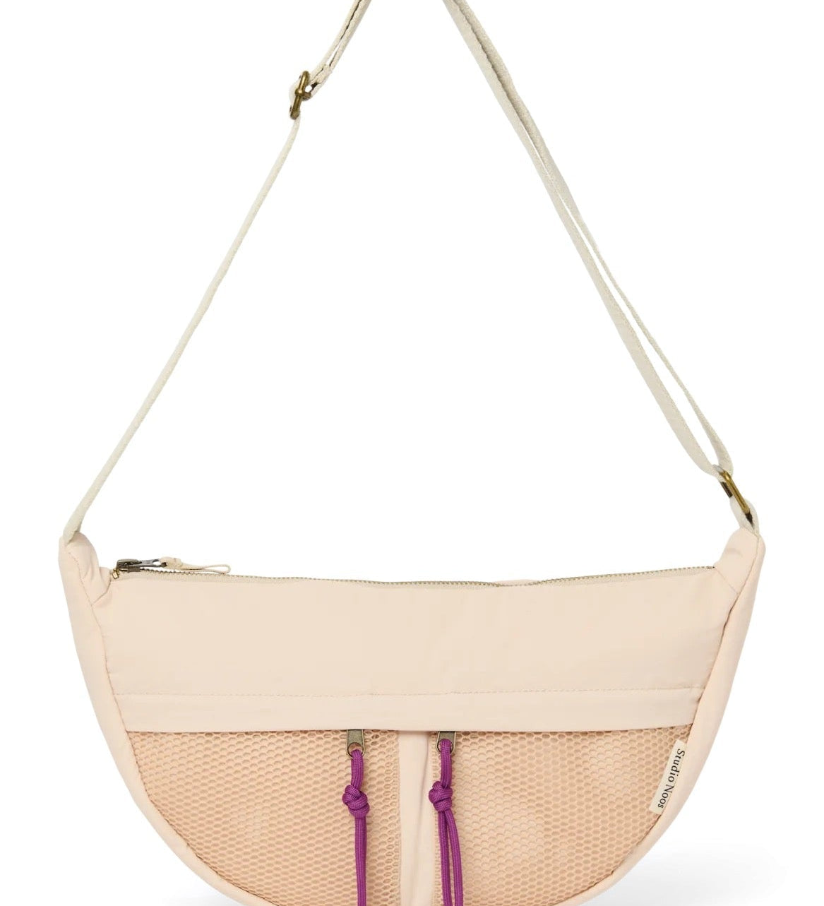 Crossbody ledvinka STUDIO NOOS Oatmeal Patchwork | Lavly.cz