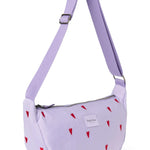 Crossbody ledvinka STUDIO NOOS Purple Hearts Puffy | Lavly.cz