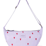 Crossbody ledvinka STUDIO NOOS Purple Hearts Puffy | Lavly.cz