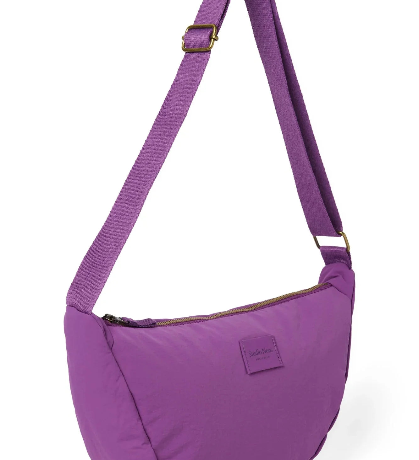 Crossbody ledvinka STUDIO NOOS Purple Textured Puffy | Lavly.cz