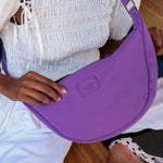 Crossbody ledvinka STUDIO NOOS Purple Textured Puffy | Lavly.cz