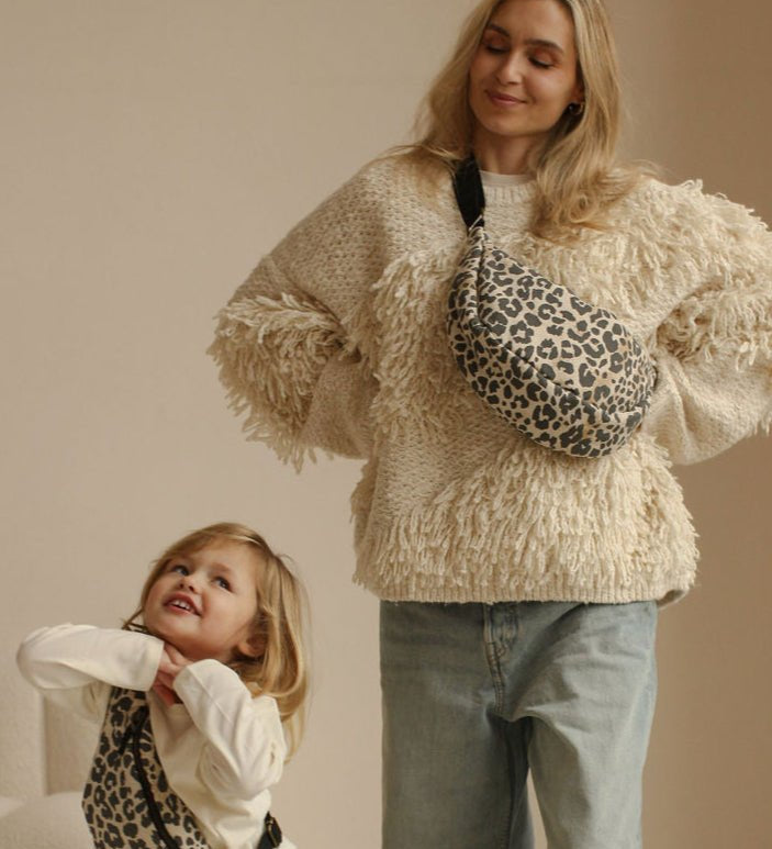 Crossbody ledvinka STUDIO NOOS Soft Cotton Leopard | Stylové doplňky pro děti a ženy | Lavly.cz