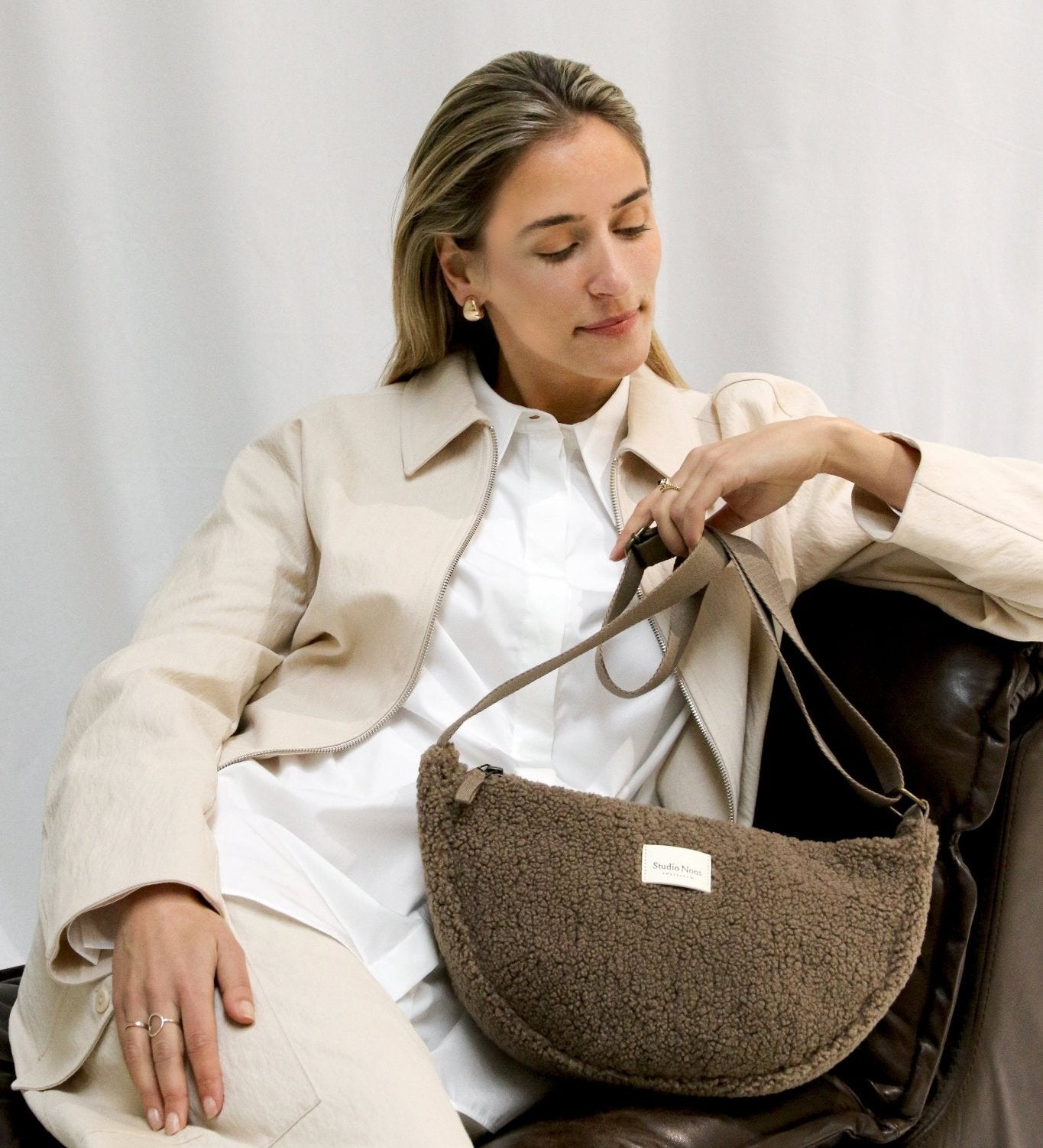 Crossbody ledvinka STUDIO NOOS Teddy Brown | Stylové doplňky pro děti a ženy | Lavly.cz