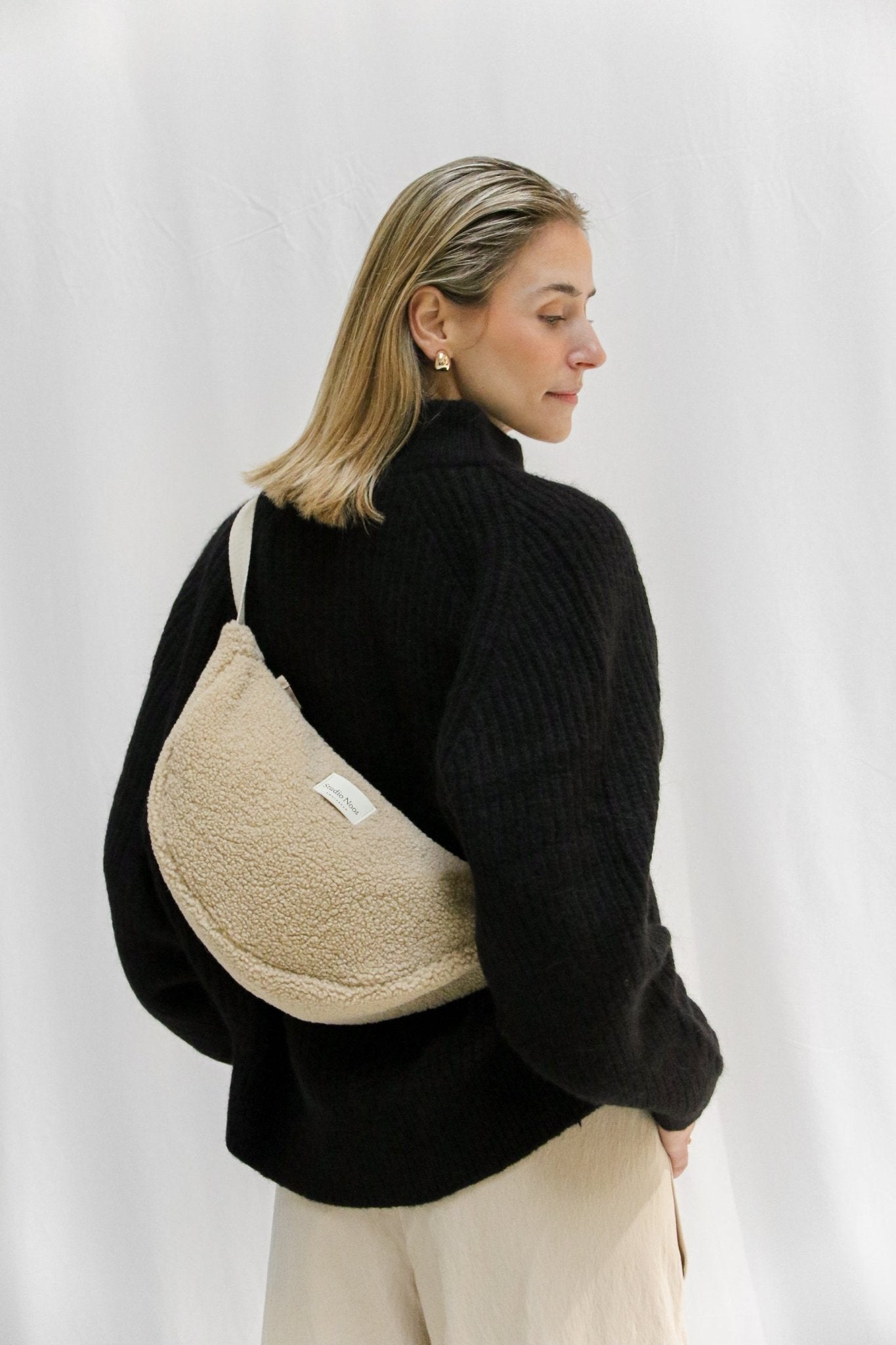 Crossbody ledvinka STUDIO NOOS Teddy Ecru | Stylové doplňky pro děti a ženy | Lavly.cz