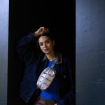 Crossbody ledvinka TINNE+MIA Cilou Greige Gold | Lavly.cz