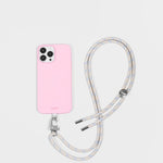 Crossbody popruh na mobil HOLDIT Light Beige / Mineral Blue | Lavly.cz