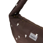 Crossbody taška STUDIO NOOS Brown Hearts Puffy | Stylové doplňky pro děti a ženy | Lavly.cz