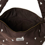 Crossbody taška STUDIO NOOS Brown Hearts Puffy | Stylové doplňky pro děti a ženy | Lavly.cz