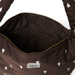 Crossbody taška STUDIO NOOS Brown Hearts Puffy | Stylové doplňky pro děti a ženy | Lavly.cz