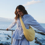 Crossbody taška STUDIO NOOS Butter Yellow Textured Puffy | Lavly.cz