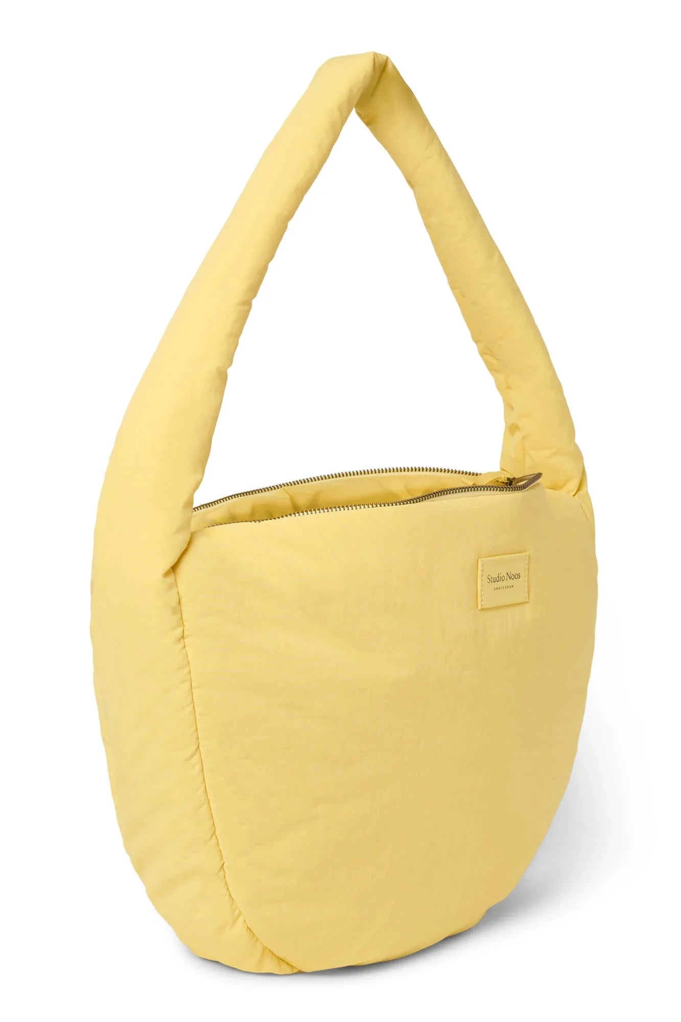 Crossbody taška STUDIO NOOS Butter Yellow Textured Puffy | Lavly.cz