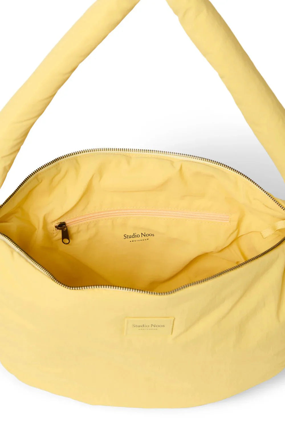 Crossbody taška STUDIO NOOS Butter Yellow Textured Puffy | Lavly.cz