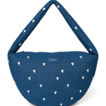 Crossbody taška STUDIO NOOS Dark Blue White Hearts Denim | Lavly.cz