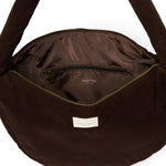 Crossbody taška STUDIO NOOS Dark Brown Rib Puffy | Lavly.cz