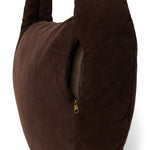 Crossbody taška STUDIO NOOS Dark Brown Rib Puffy | Lavly.cz