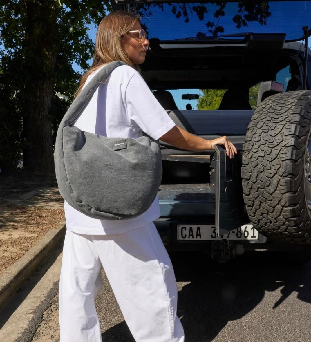 Crossbody taška STUDIO NOOS Grey Denim | Lavly.cz