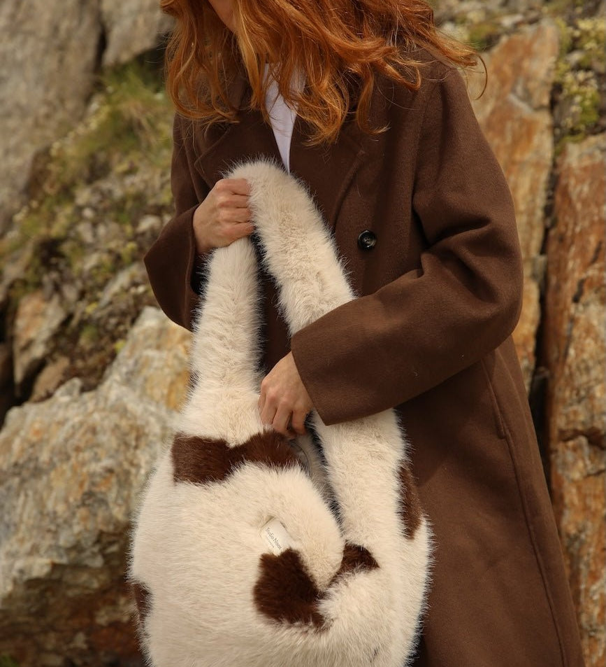 Crossbody taška STUDIO NOOS Holy Cow Faux Fur | Lavly.cz