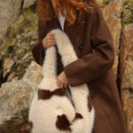 Crossbody taška STUDIO NOOS Holy Cow Faux Fur | Lavly.cz