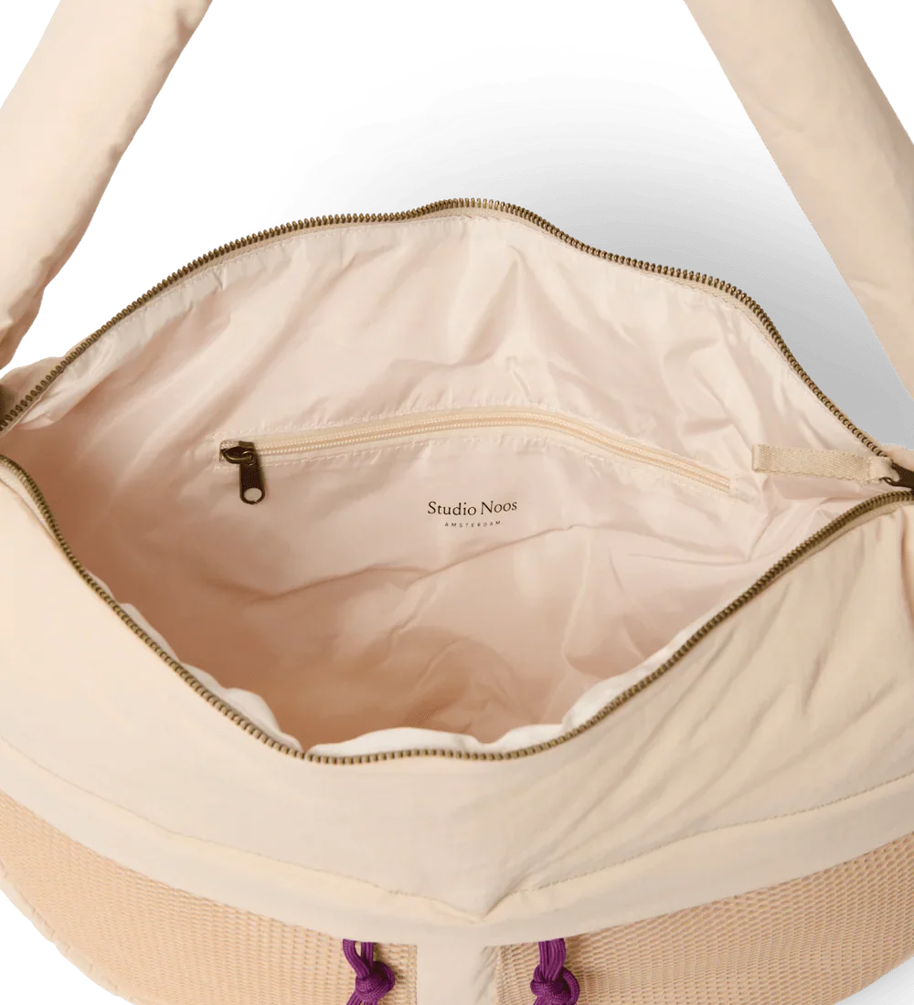 Crossbody taška STUDIO NOOS Oatmeal Patchwork | Lavly.cz