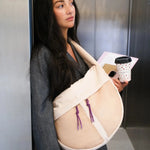 Crossbody taška STUDIO NOOS Oatmeal Patchwork | Lavly.cz