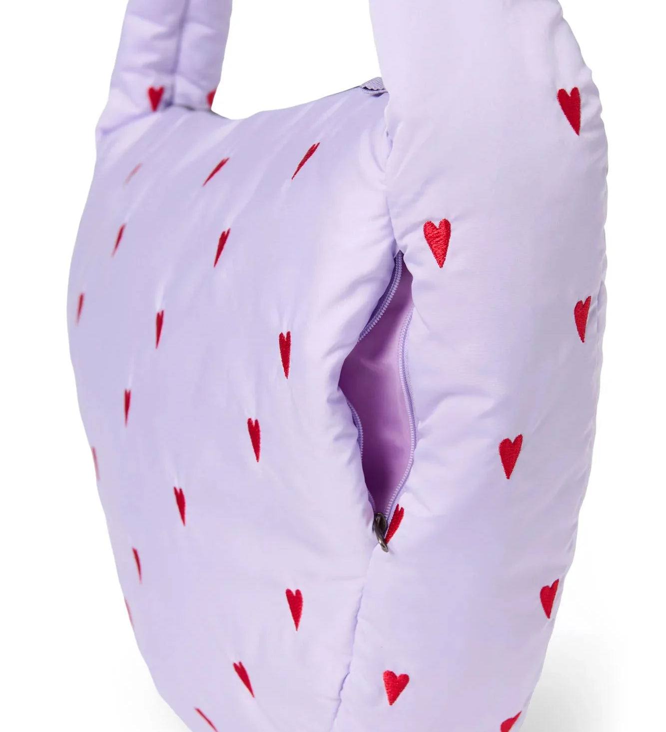 Crossbody taška STUDIO NOOS Purple Hearts Puffy | Lavly.cz