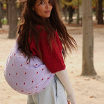Crossbody taška STUDIO NOOS Purple Hearts Puffy | Lavly.cz