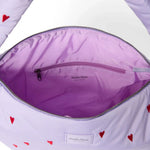 Crossbody taška STUDIO NOOS Purple Hearts Puffy | Lavly.cz