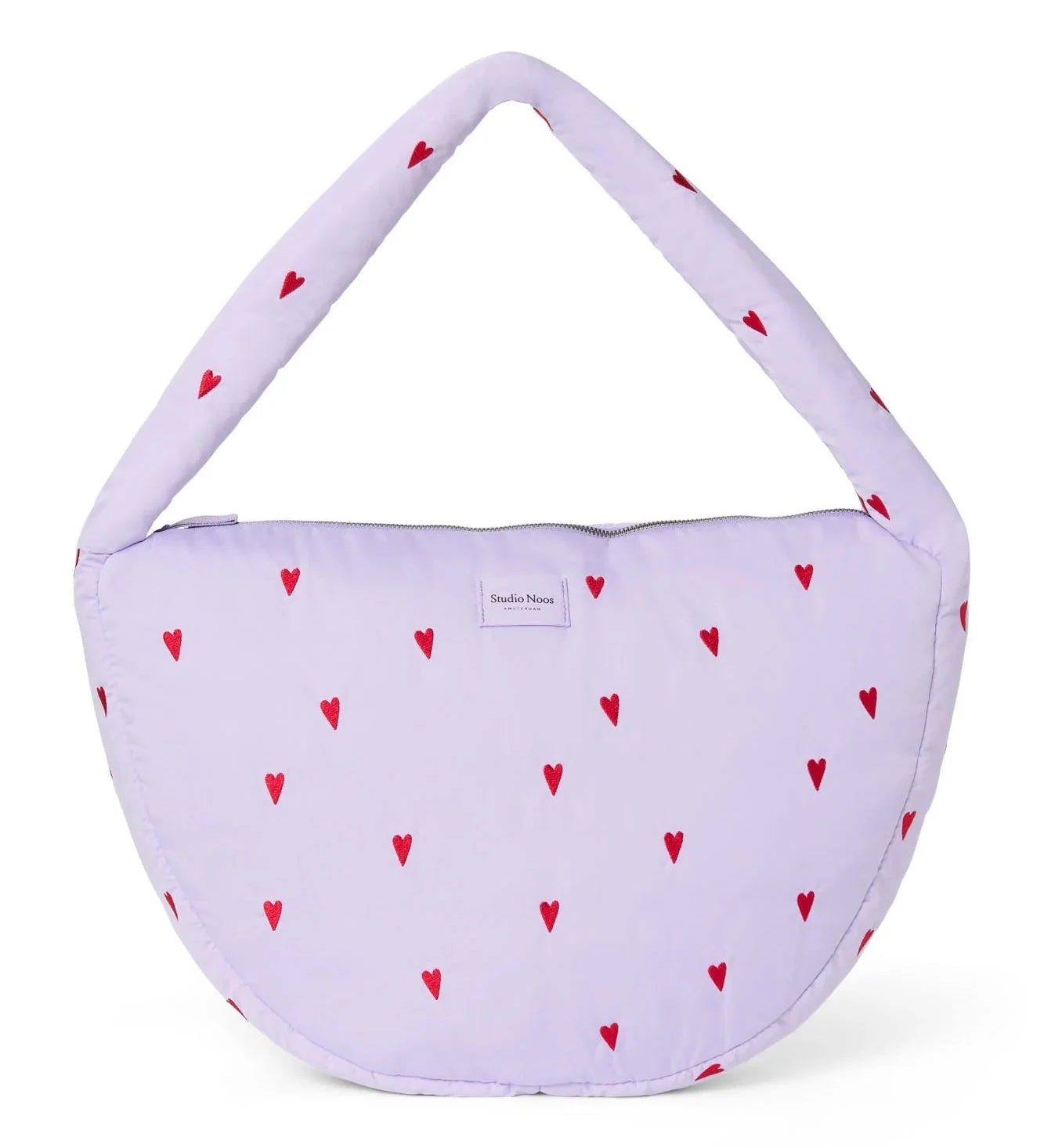 Crossbody taška STUDIO NOOS Purple Hearts Puffy | Lavly.cz