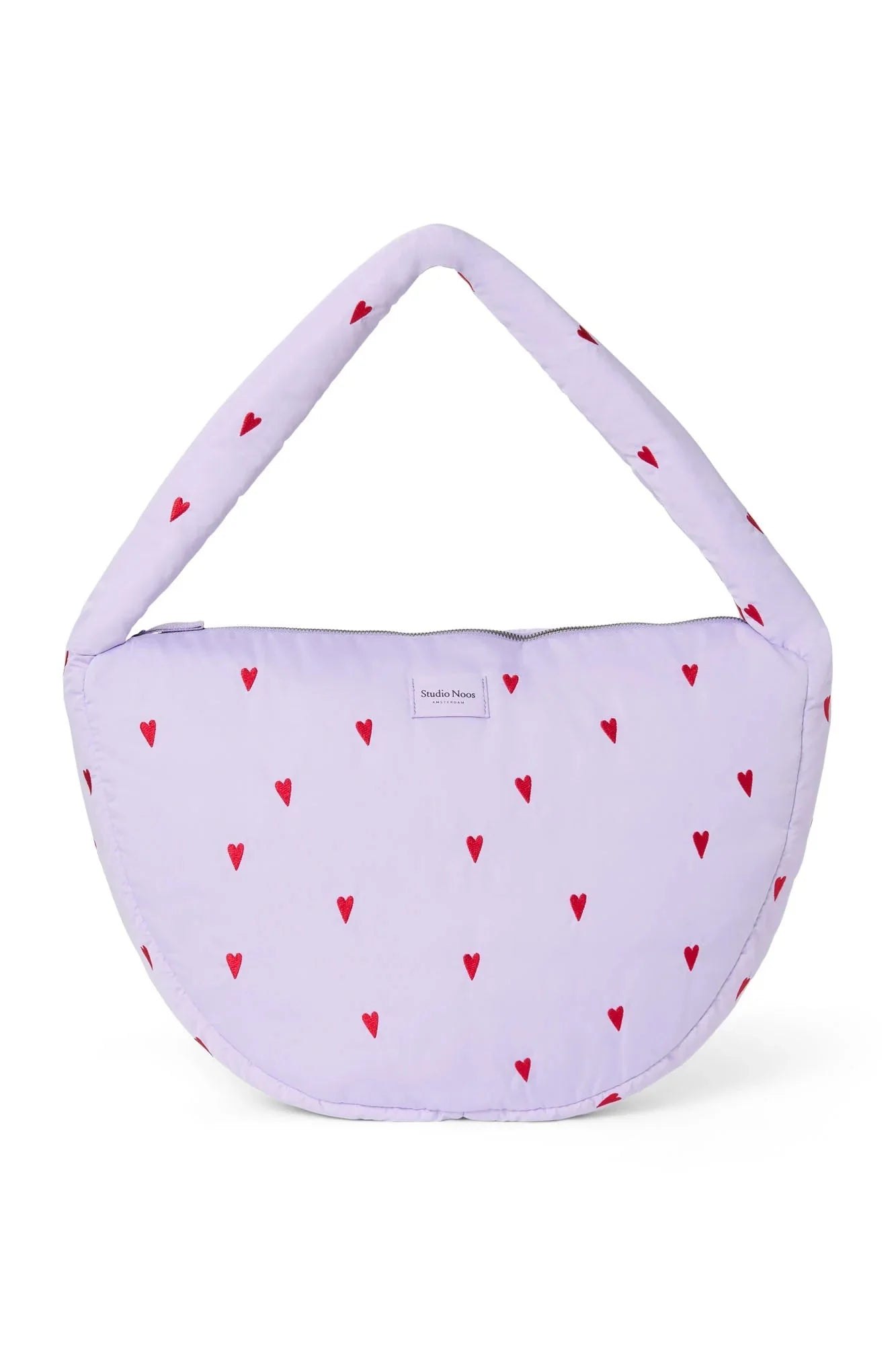 Crossbody taška STUDIO NOOS Purple Hearts Puffy | Lavly.cz