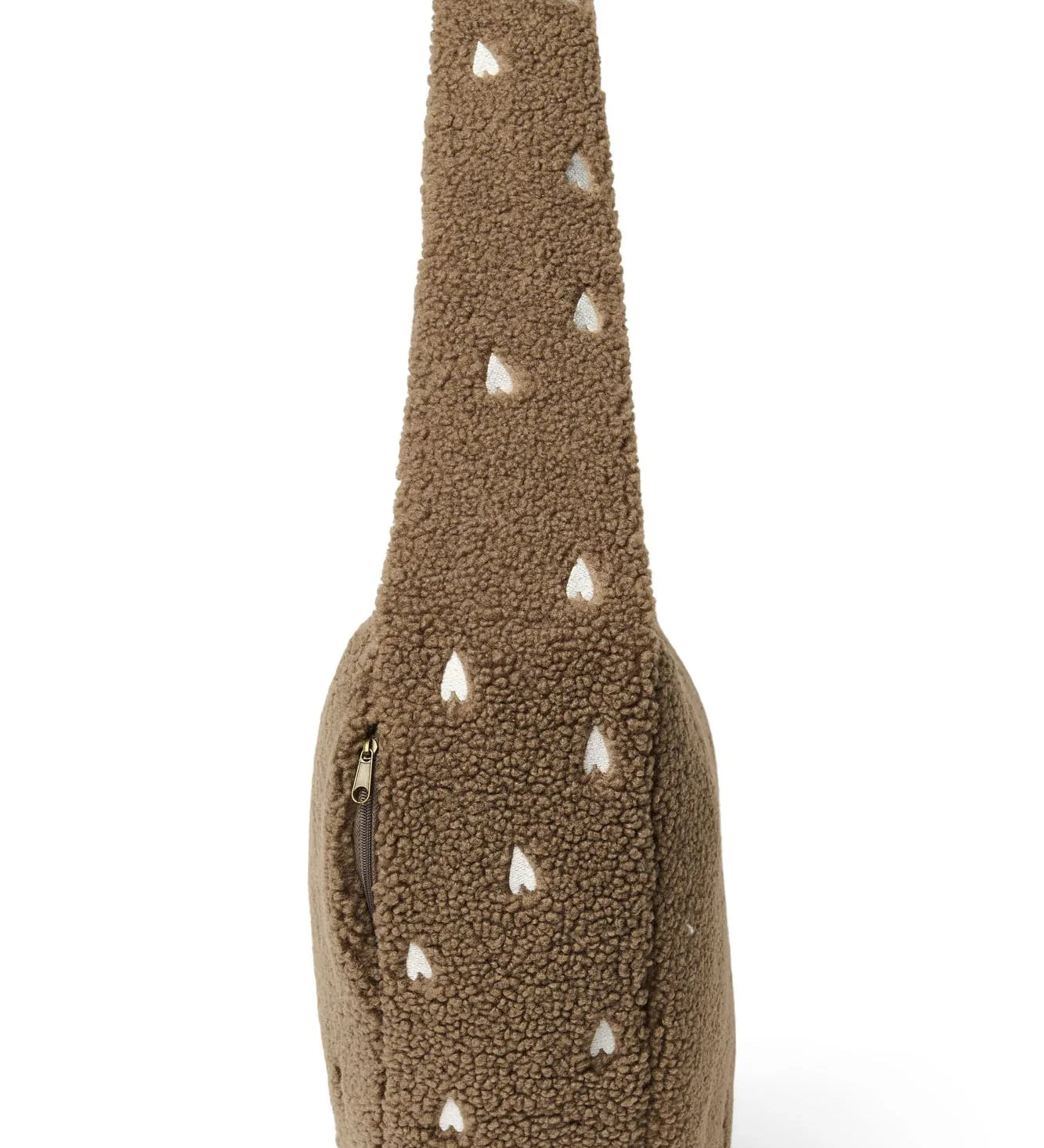 Crossbody taška STUDIO NOOS Teddy Brown Hearts | Lavly.cz