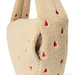 Crossbody taška STUDIO NOOS Teddy Ecru Hearts | Lavly.cz